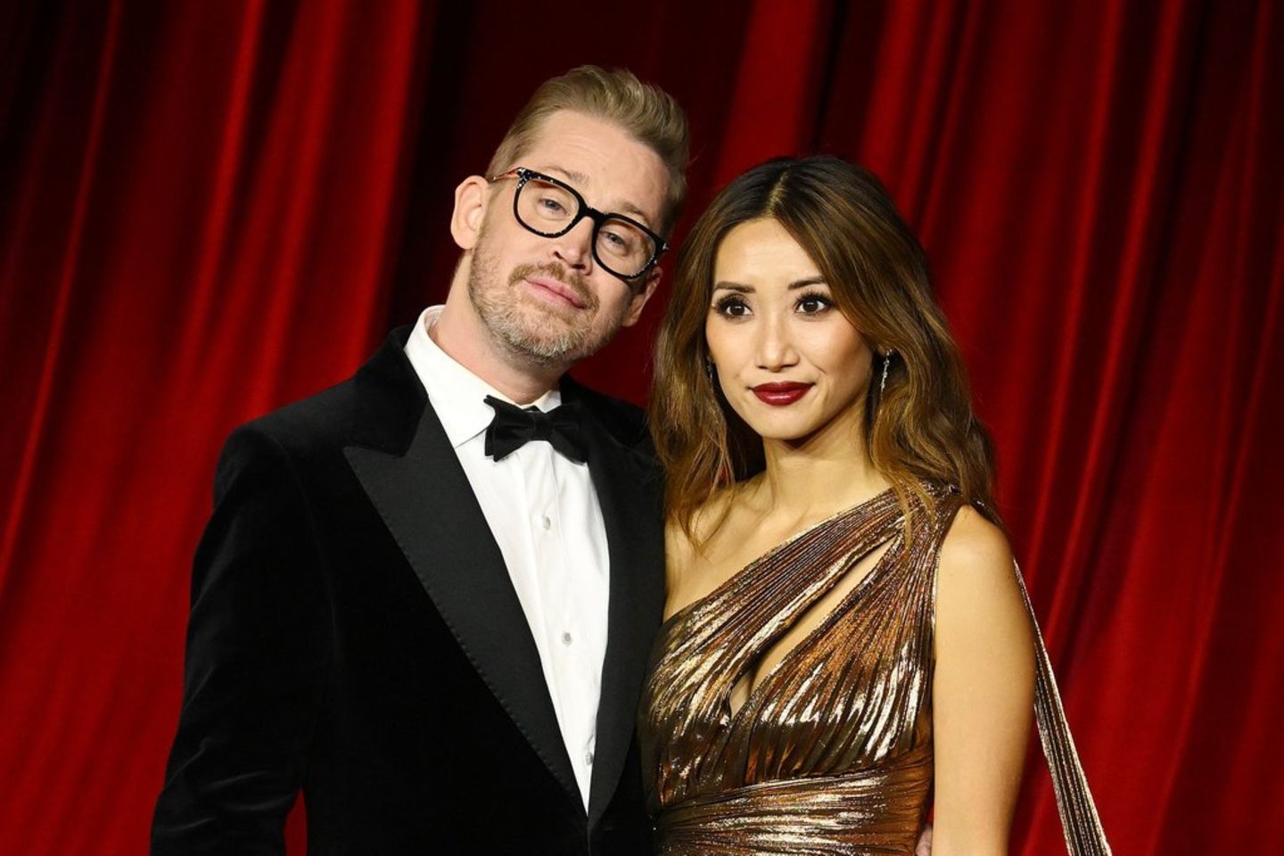 Macaulay Culkin and Brenda Song at the Academy Museum Gala.