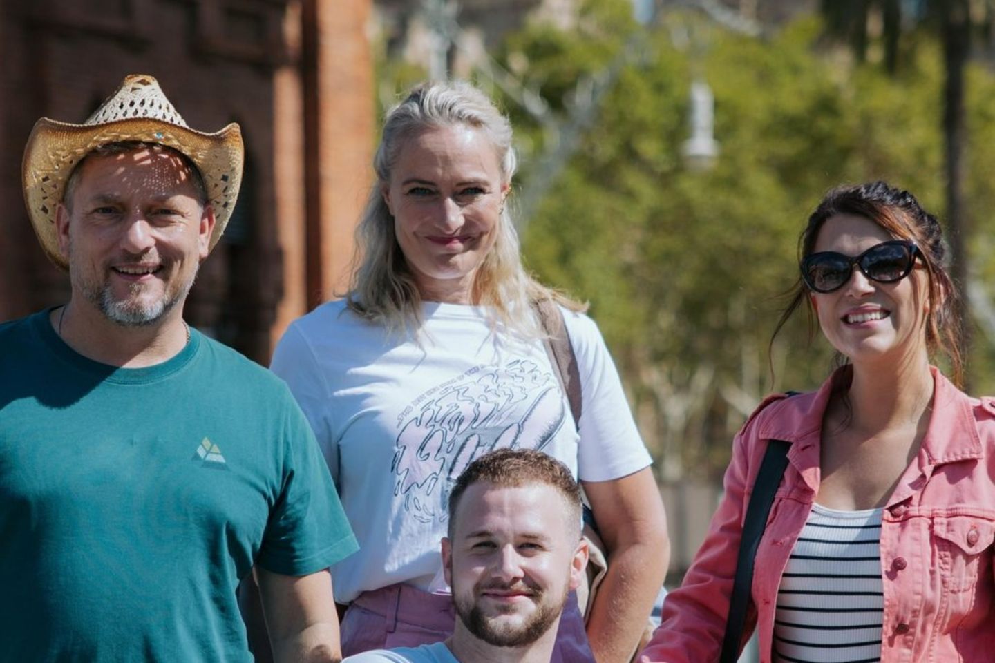 Lars Pape, Eva Mona Rodekirchen, Felix van Deventer and Iris Mareike Steen im "Gute Zeiten, schlechte Zeiten"-Special.