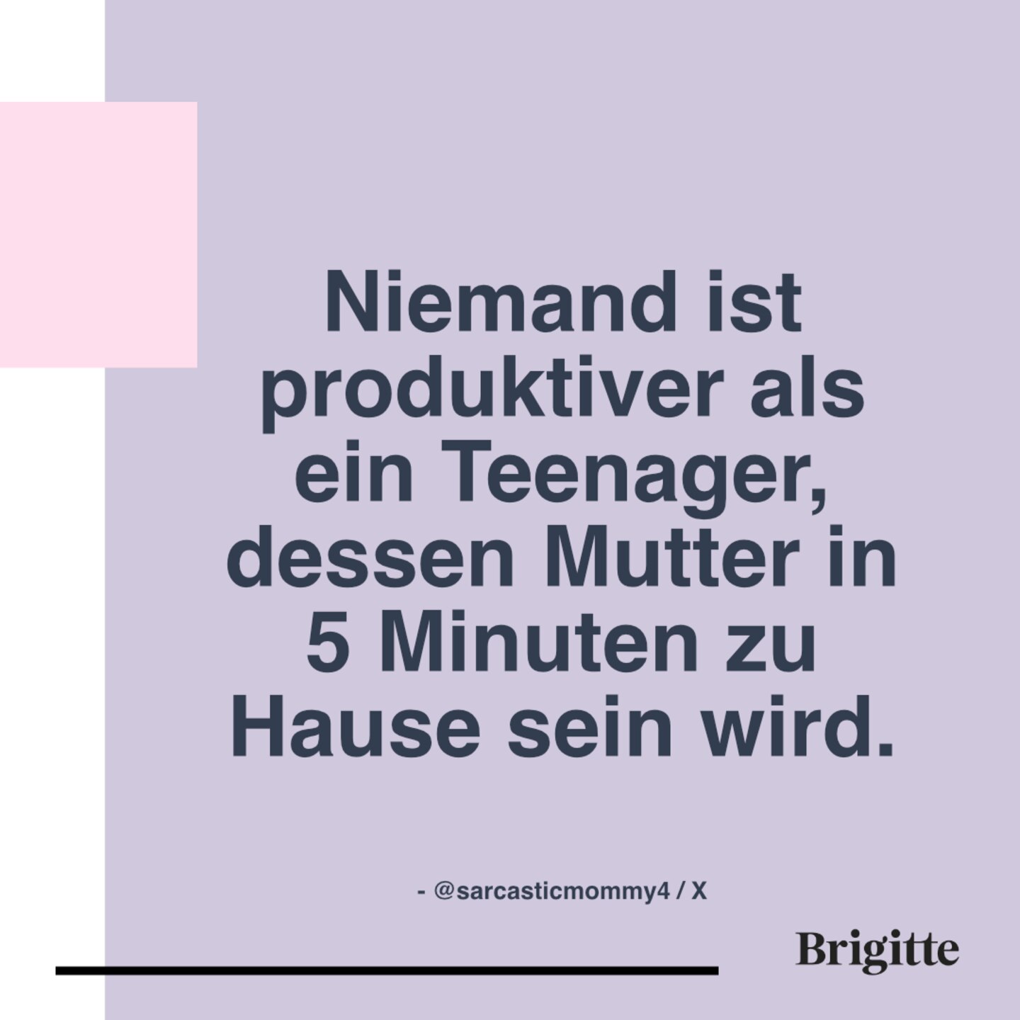 TeenagerSprüche "545 Uhr, der TeenagerWeckdienst ist