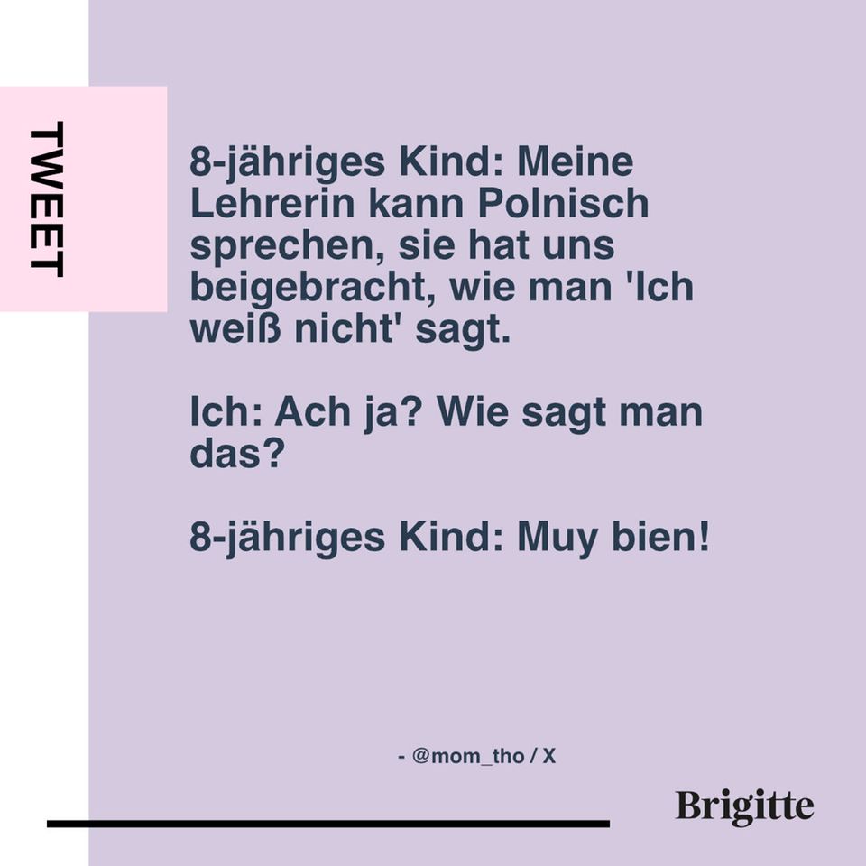 Lustige Kindersprüche "Mein Sohn durfte sich was aussuchen… er kaufte