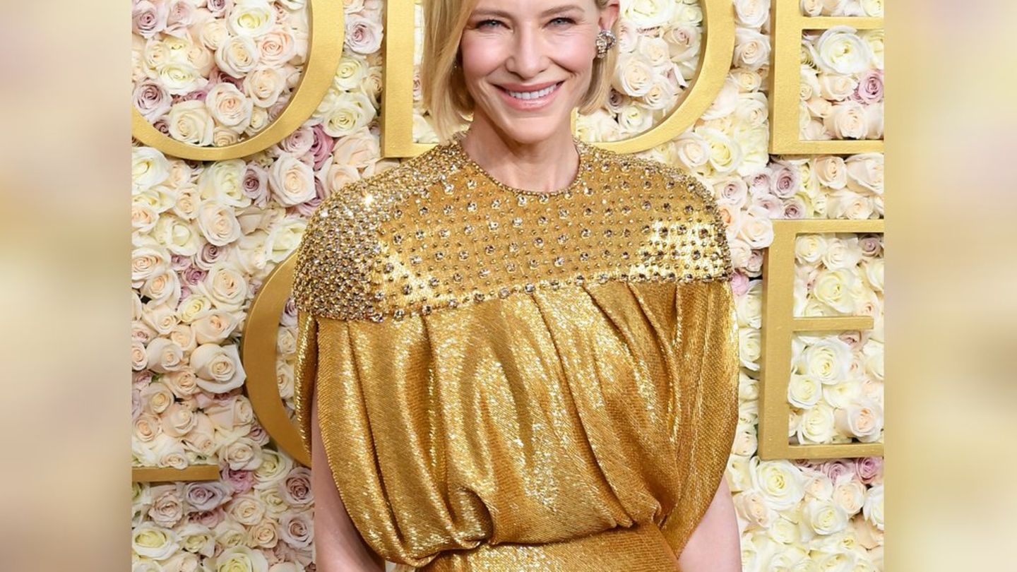 Cate Blanchett trägt recyceltes Cannes-Kleid zu den Golden Globes