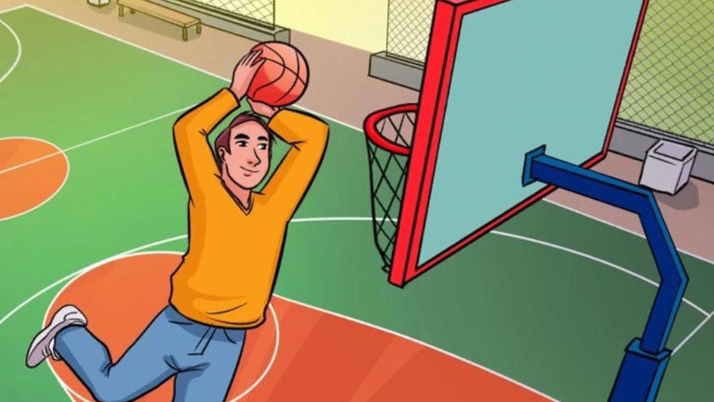 IQ-Test: Jeder kann den Basketball sehen, doch kaum jemand findet den Fehler