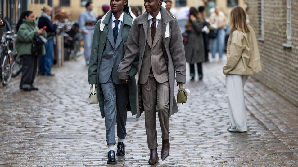 Nickosha und Noella bei der Fashion Week in Kopenhagen.