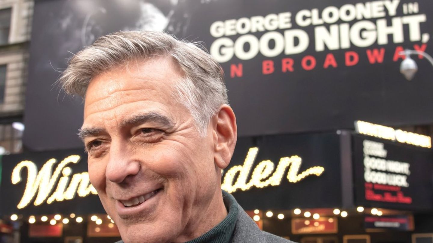 Broadway-Debüt: George Clooney kämpft mit seinen Nerven