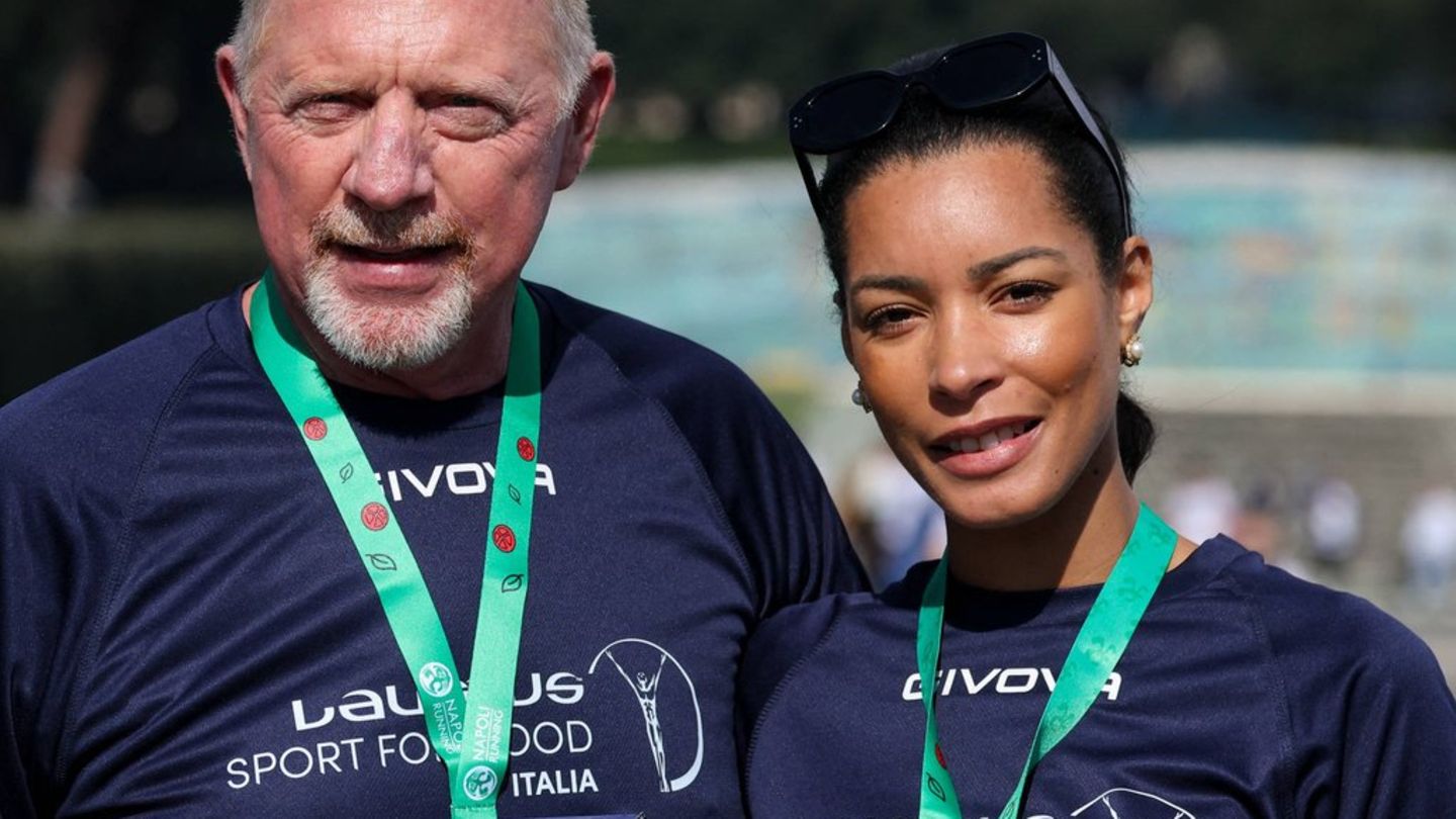 Boris Becker und Lilian de Carvalho Monteiro: Zwei Kilometer Laufen in Neapel für den guten Zweck