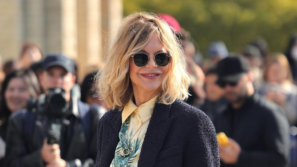 Meg Ryan bei der Fashion Week in Paris.