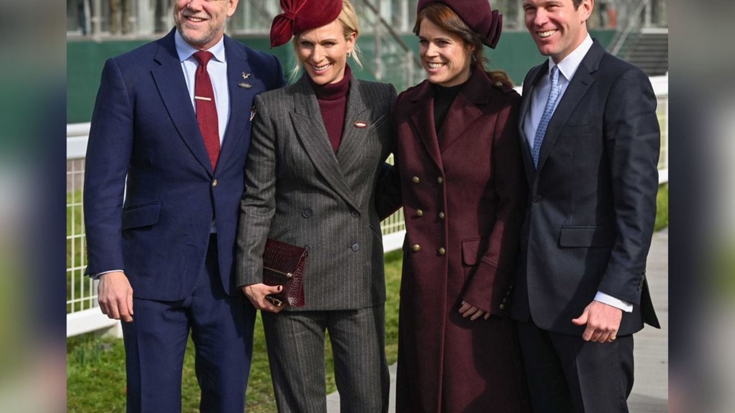 Prinzessin Eugenie und Zara Tindall: Sie begeistern als farblich abgestimmtes Duo