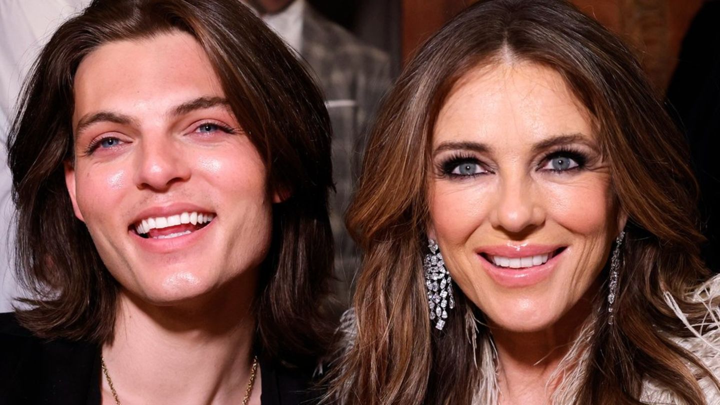 Elizabeth-Hurley-in-D-sseldorf-Strahlender-Auftritt-mit-Sohn-Damian-in-Deutschland