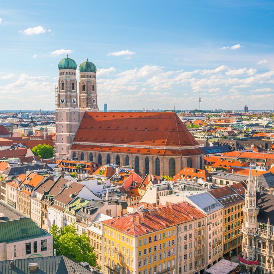 Die Frauenkirche ist eines der Wahrzeichen Münchens.