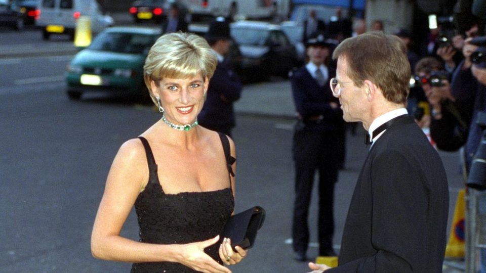 Diana im Jahr 1997 zu ihrem Geburtstag: mit Smaragd-Choker