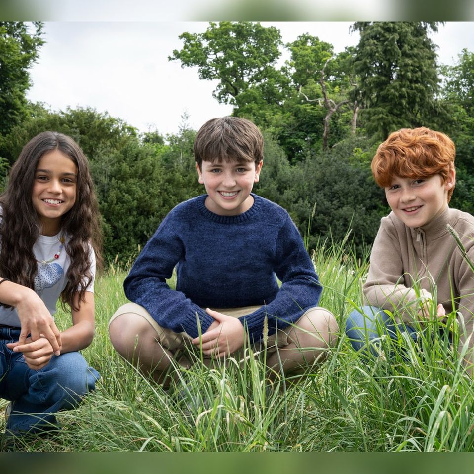 Das neue "Harry Potter"-Trio: Dominic McLaughlin (m.), Arabella Stanton und Alastair Stout.