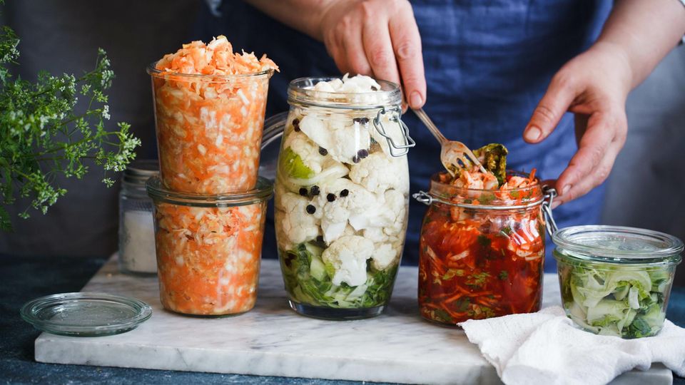 Fermentiertes Essen.