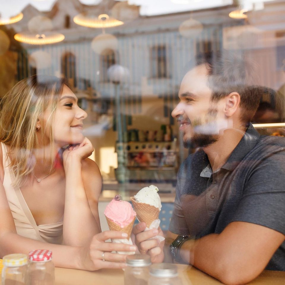 Date im Cafe