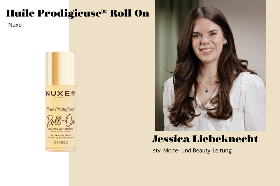 Das Huile Prodigieuse® Roll-On hat in Jessicas Badezimmerschrank bereits einen ikonischen Status.