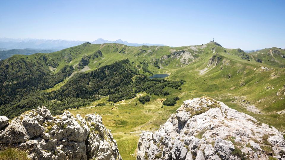 Montenegro: Blick über Täler 