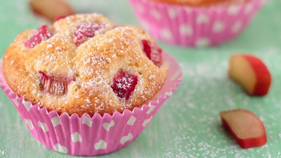 Perfekt zu Ostern: Diese veganen Rhabarber-Muffins lieben alle