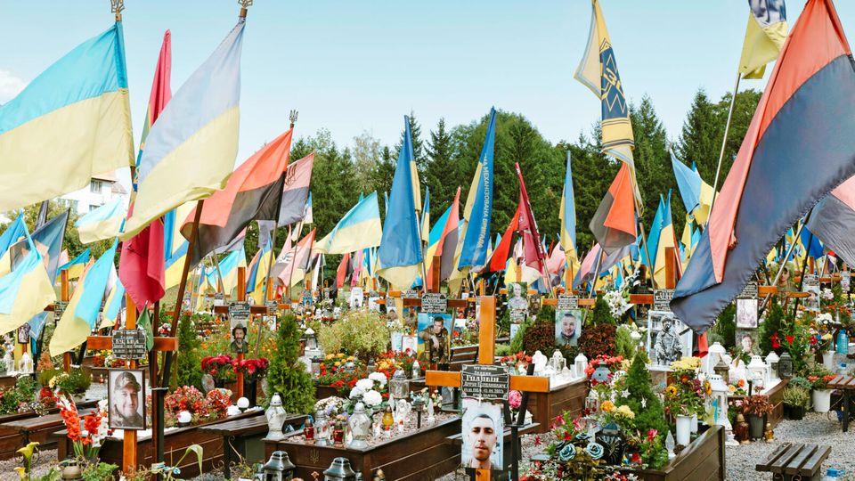 Ukraine Friedhof