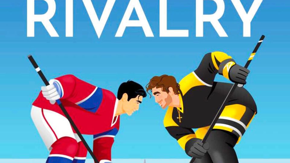 Shane und Ilya auf dem Buch-Cover von "Heated Rivalry" (Second Chances Verlag).