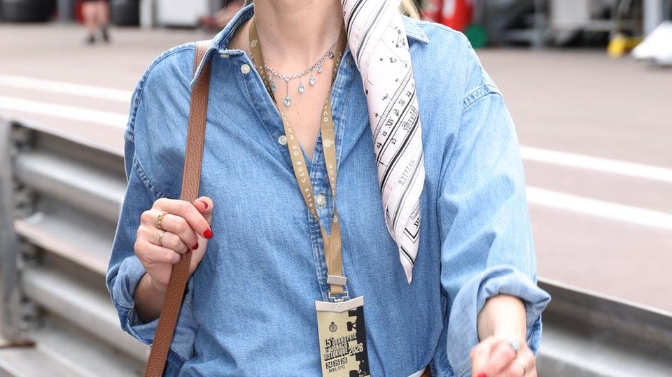 So cool zeigt sich Beatrice Borromeo beim Formel-1-Rennen in Monaco.