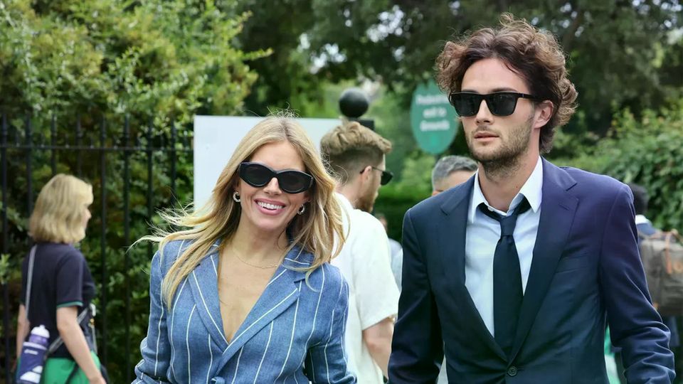 Ein ewiger Klassiker: Der Streifen-Style à la Sienna Miller sorgt auch über die Grenzen von London hinweg für Aufsehen. 